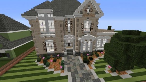 minecraft victorian house