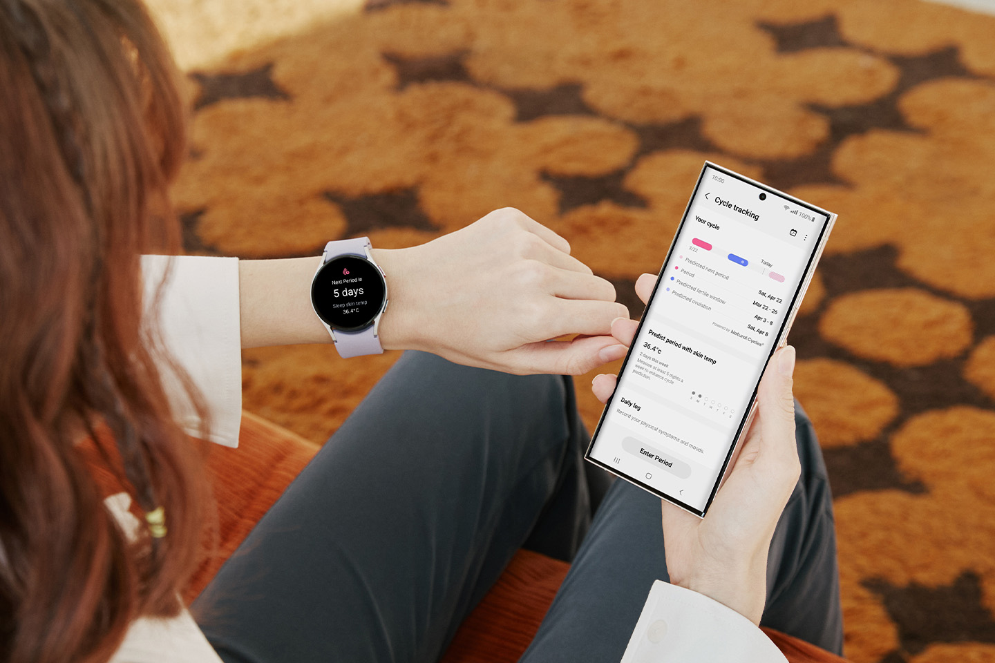 Samsung Galaxy Watch 5 Temperature Skin Readings