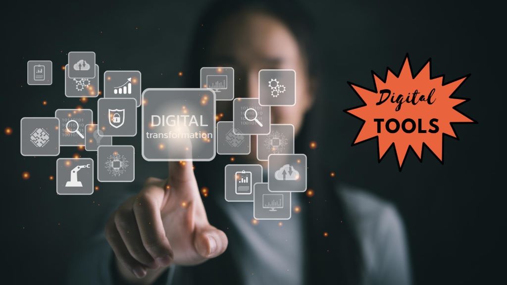 Dashboard showing analytics, automation, and online tools for scaling a business